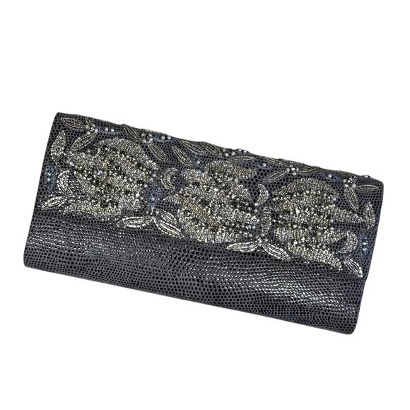 Deepa Gurnani beaded envelope clutch NEW - Picture 2 of 16